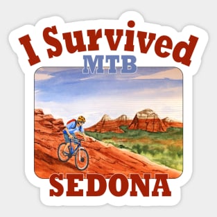 I Survived MTB, Sedona Sticker